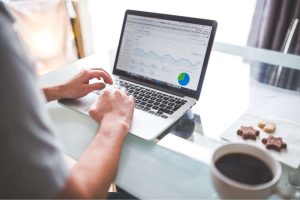 This image represents man tracking results of his Google Ads campaign.